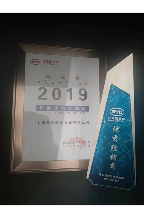 仪征市比亚迪2019优秀经销商